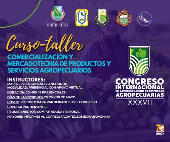 Curso comercialización y mercadotecnia de productos y servicios agropecuarios