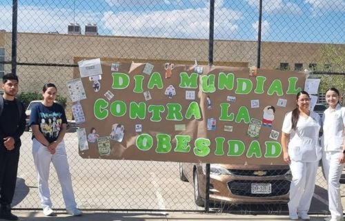 Promueve FEN-UACH Parral estilos de vida saludables en el Día de la Prevención de la Obesidad